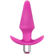 Luxe: Discover, Vibrating Silicone Anal Plug, rosa