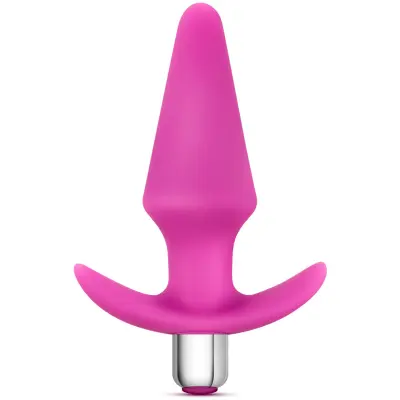 Luxe: Discover, Vibrating Silicone Anal Plug, rosa