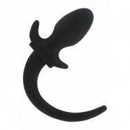 BON4 DOG TAIL BUTTPLUG BLACK M