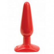 BUTT PLUG RED-SLIM MEDIUM