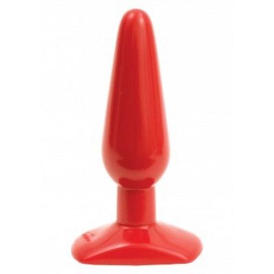 BUTT PLUG RED-SLIM MEDIUM