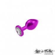 Buttplug - Anodized Pink, Diamond 28mm