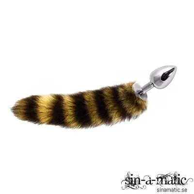 Buttplug med svans - Raccoon