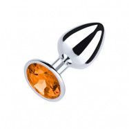 Buttplug, metall - small, orange