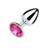 Buttplug, metall - small, pink