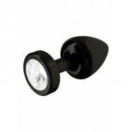 BUTTPLUG ROUND BLACK 25MM