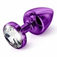 BUTTPLUG ROUND PURPLE 35MM