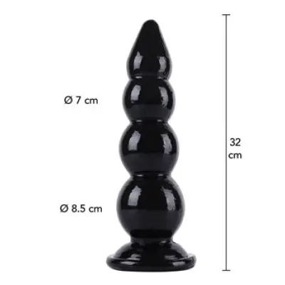 Hidden Desire Buttplug Balls 32 Cm Black