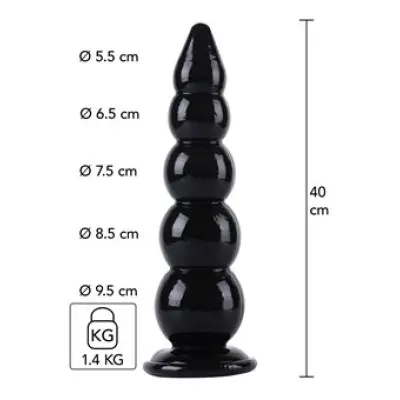 Hidden Desire Buttplug Balls 40 Cm Black
