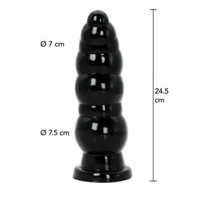 Hidden Desire Buttplug Balls 24.5 Cm Black
