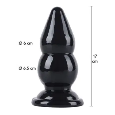 Hidden Desire Buttplug Balls Large 17 Cm Black
