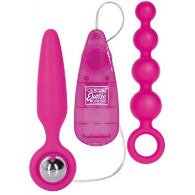 California Exotic: Booty Call Vibro Kit, rosa