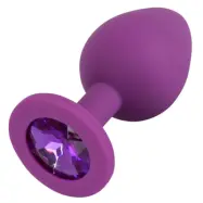 Colorful Joy Purple Jewel Butt Plug Medium