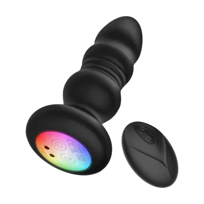 Crushious: Australis, Vibrating and Thrusting Anal Plug with RGB LED
