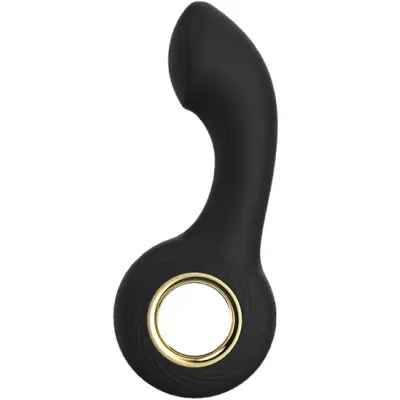 Curved Vibrating Silicone Butt Plug