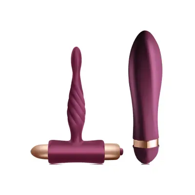 Dare Kit Twisted Vibrator + Anal Plug Beginner