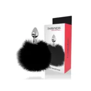 Darkness Extra Anal Buttplug With Tail Black 7 Cm