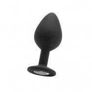 Diamond Butt Plug Large Black