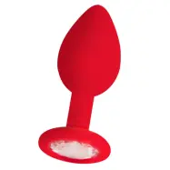 Diamond Butt Plug Red