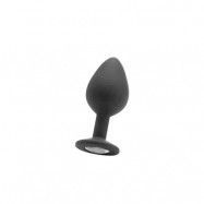 Diamond Buttplug, Large - Black