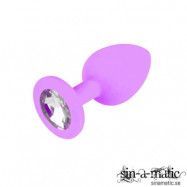 Diamond Buttplug - purple