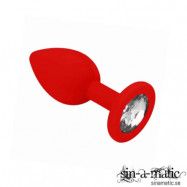 Diamond Buttplug - Red