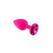 Diamond Buttplug, Small - Pink