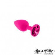 Diamond Buttplug, Small - Pink