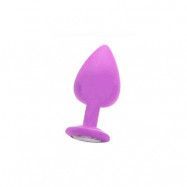 Diamond Buttplug, XL - purple