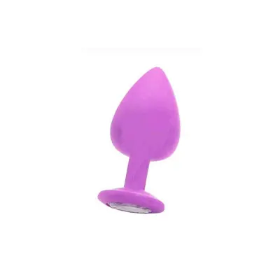 Diamond Buttplug, XL - purple