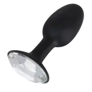 Diamond Silicone Butt Plug Small