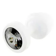 Diogol - White Metal Buttplug 25mm