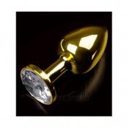 Dolce Piccante: Jewellery Plug, Silver Diamond, guld, small