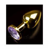 Dolce Piccante: Jewellery Plug, Purple Diamond, guld, small