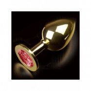 Dolce Piccante: Jewellery Plug, Ruby, guld, large