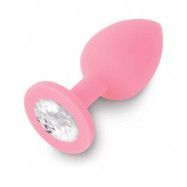 Dolce Piccante: Jewellery Plug, Silicone Diamond, rosa