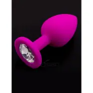 Dolce Piccante: Jewellery Plug, Silicone Diamond, violet
