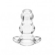 Double Tunnel Plug - Medium - Transparent