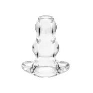 Double Tunnel Plug - Medium - Transparent
