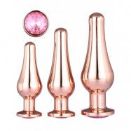 Dream Toys: Gleaming Love, Pleasure Plug Set, roséguld