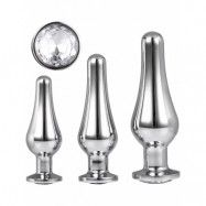 Dream Toys: Gleaming Love, Pleasure Plug Set, silver