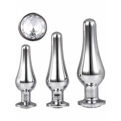 Dream Toys: Gleaming Love, Pleasure Plug Set, silver