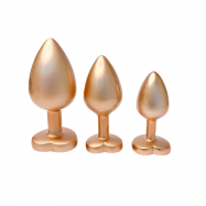 DreamToys Gleaming Love Gold Buttplug Set