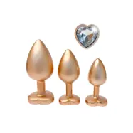 DreamToys Gleaming Love Gold Buttplug Set
