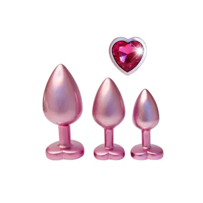 DreamToys Gleaming Love Pearl Pink Buttplug Set