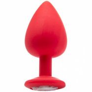 Extra Large Diamond Butt Plug Red