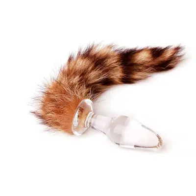 Fox Tail Glass Buttplug