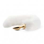 Fox Tail Plug No. 13 Gold/White