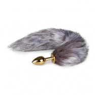 Fox Tail Plug No. 5 - Guldfärgad analplugg