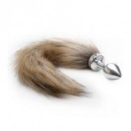 Fox Tail Plug Silver